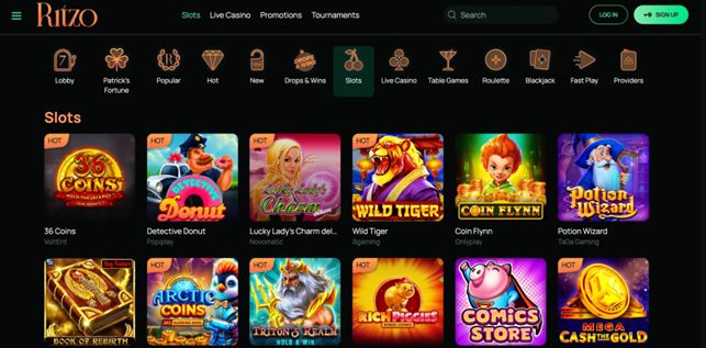 Ritzo casino preview